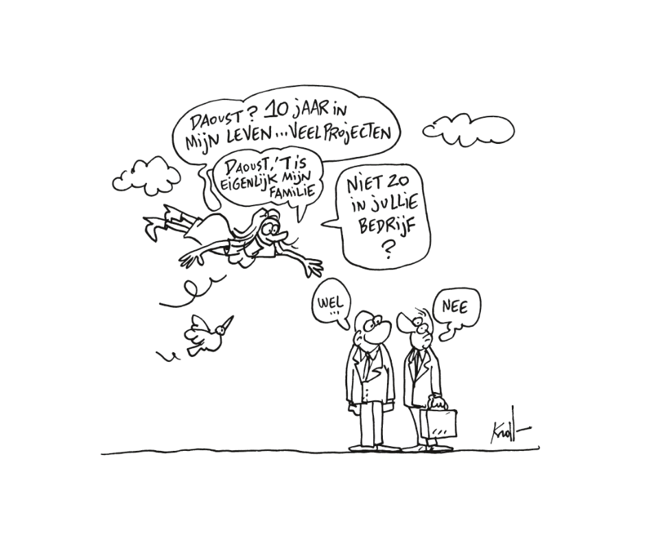 De medewerkers van Daoust zijn gemakkelijk te herkennen aan de trots die ze op hun werk hebben.