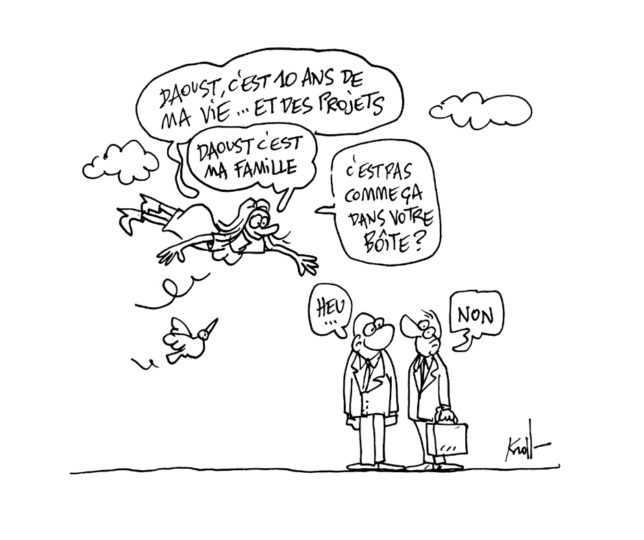 Les collaborateurs Daoust se reconnaissent facilement à la fierté qu'ils ont de travailler.